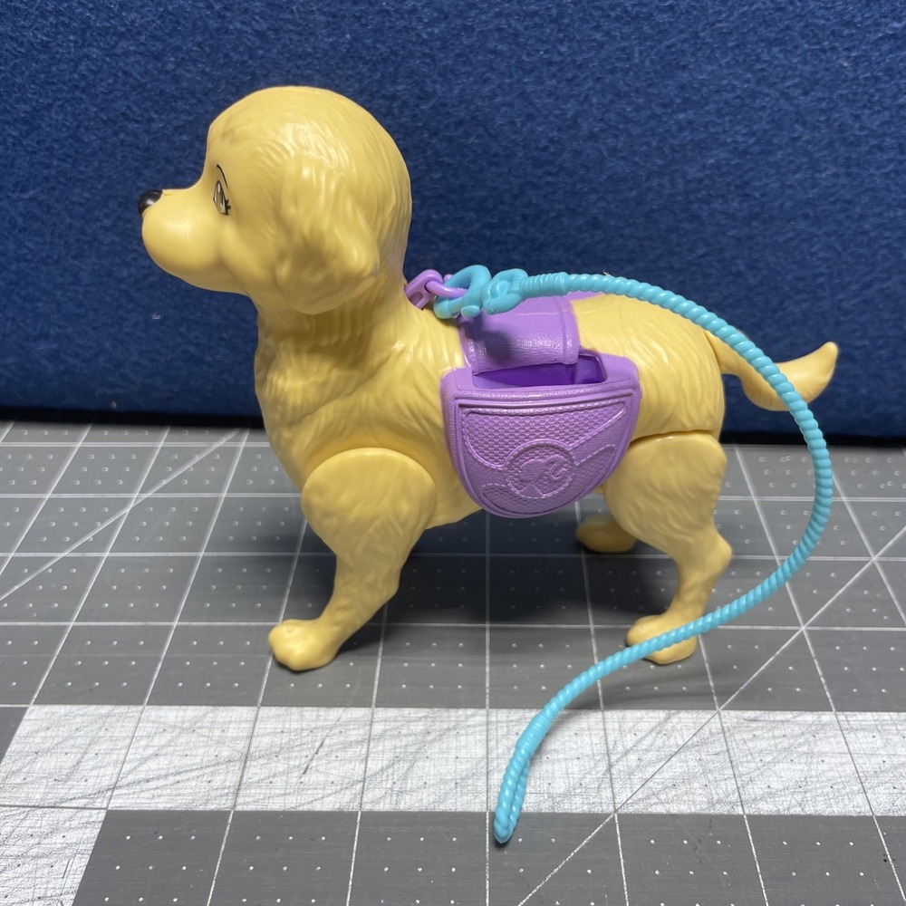 Mattel Barbie Wind Up Walk & Potty Pup Golden Retriever Dog Toy Incomplete Works